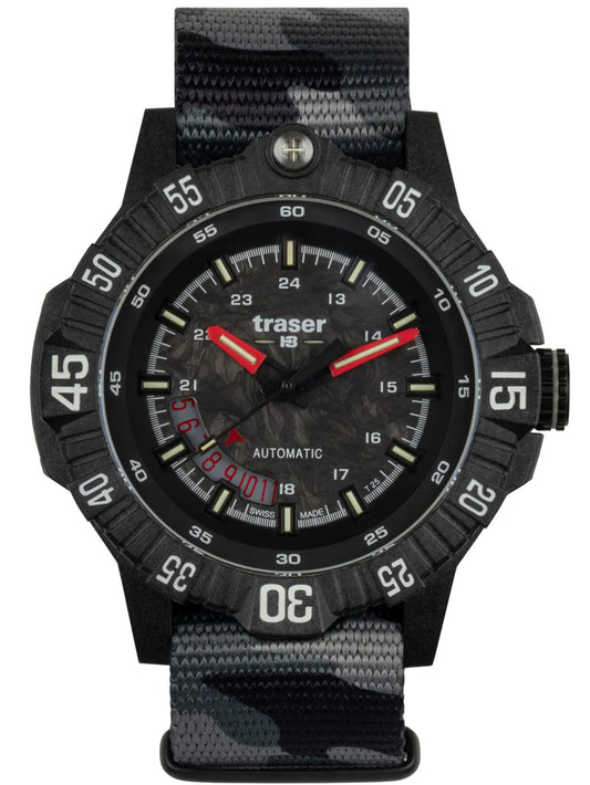 Traser P99 A Tactical Carbon 110960 Montre pour homme • Trigalight • Swiss Made