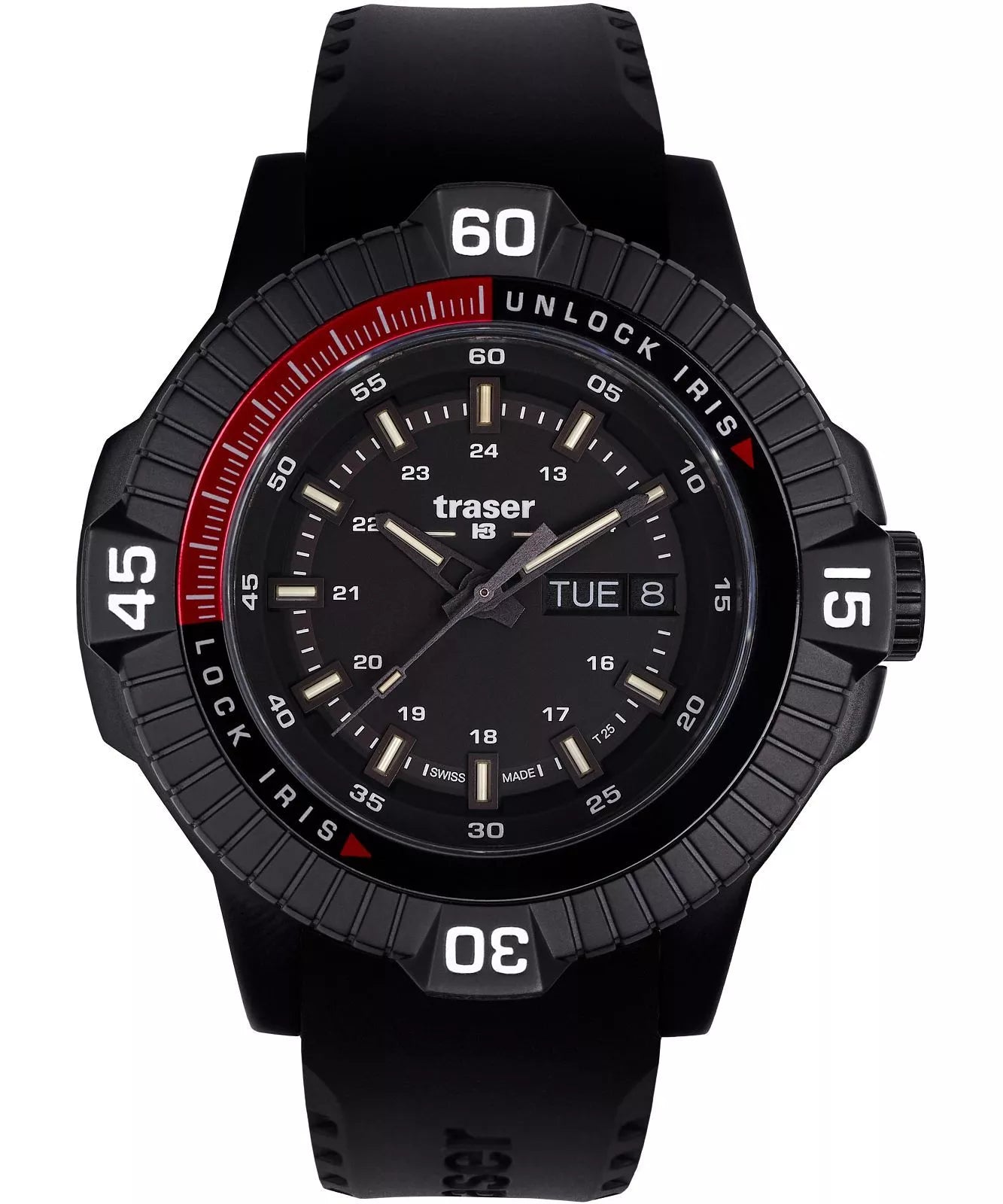 Montre homme Traser P99 Iris 111461 • Trigalight • Swiss Made