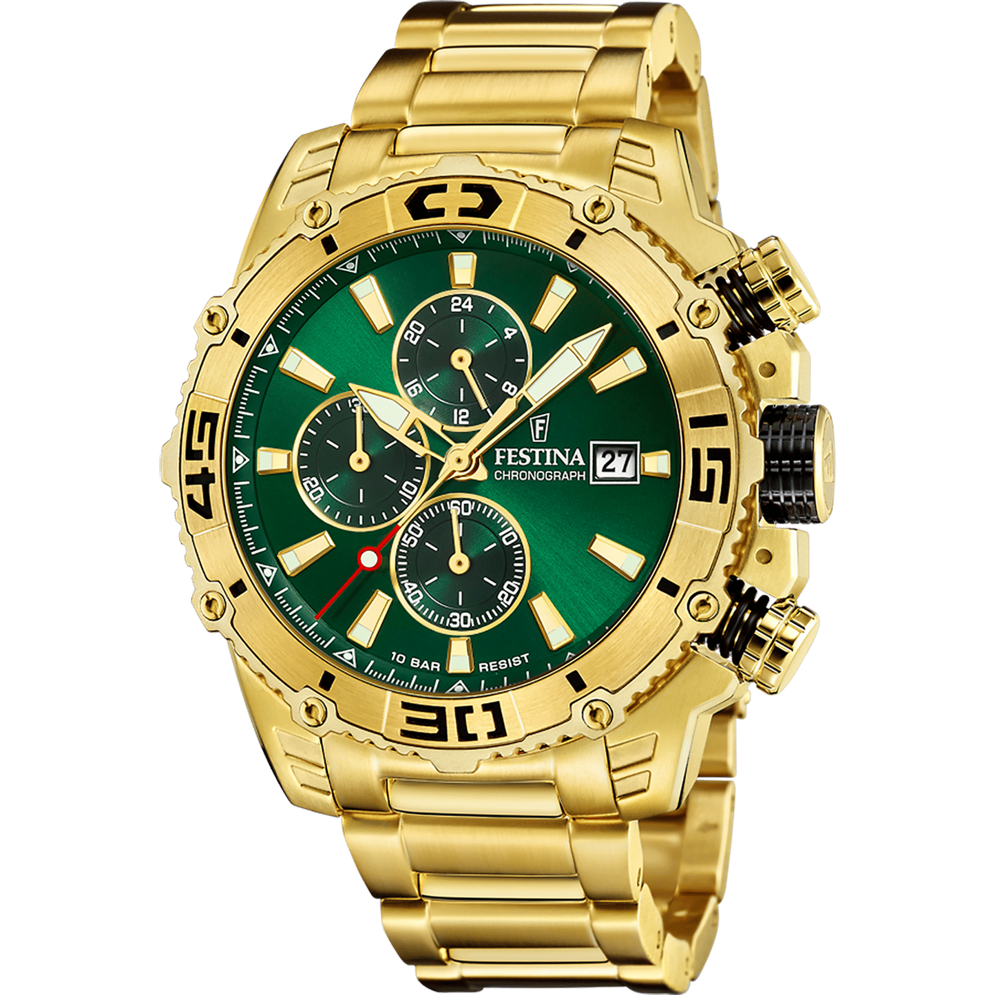 Festina Prestige F20492/3 Herrenuhr • Saphirglas • Edelstahlarmband