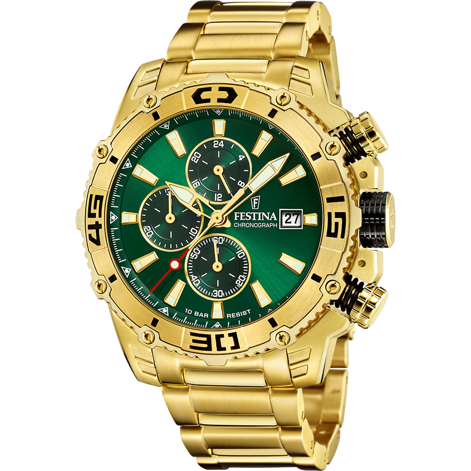 Festina Prestige F20492/3 Herrenuhr • Saphirglas • Edelstahlarmband