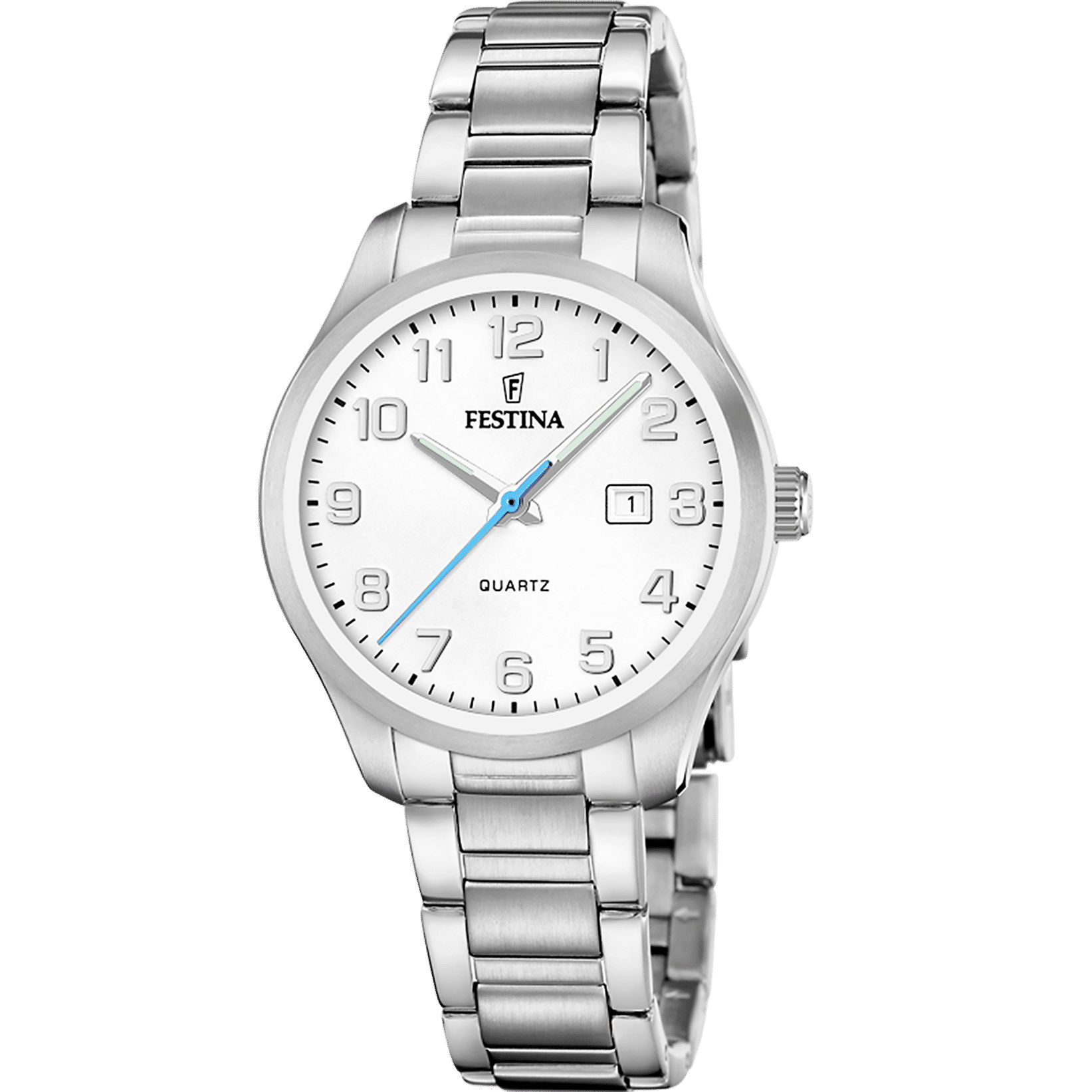 Festina Classic F20737/1 Damenuhr Weiß • Quarzwerk • 5 ATM Wasserschutz