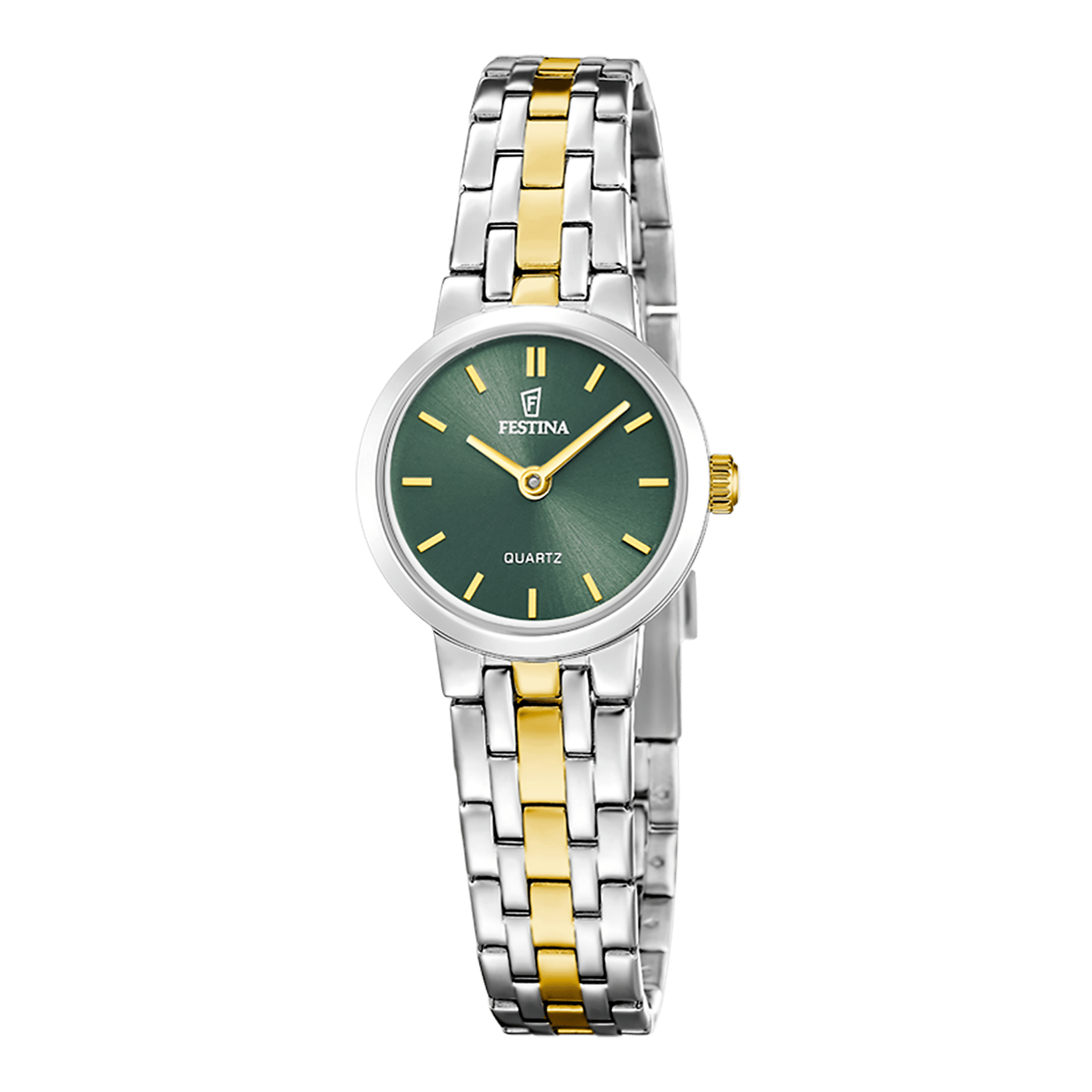 Festina Mademoiselle F20747/3 Damenuhr Grün • Edelstahlarmband • 5 ATM Wasserdichtigkeit