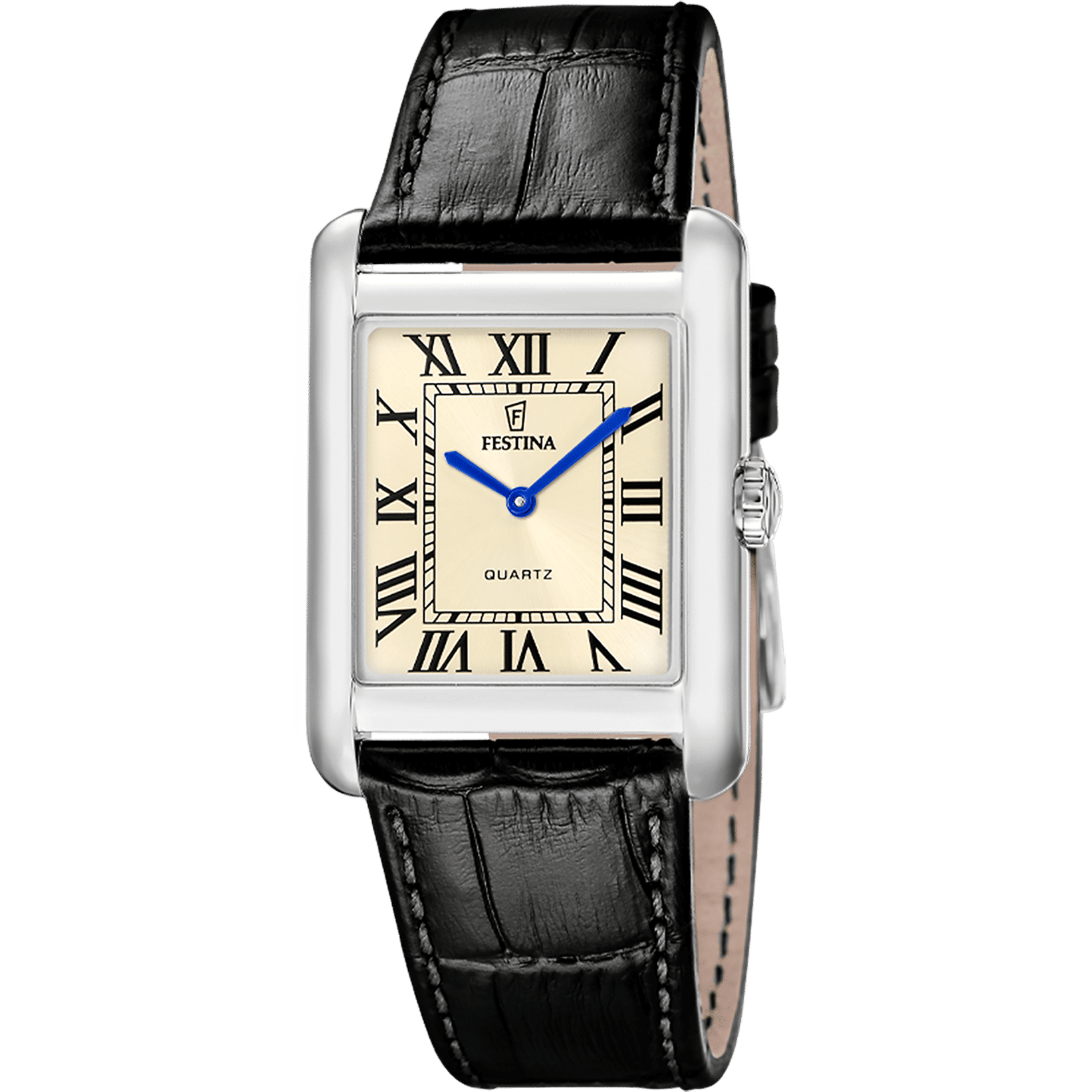 Festina On The Square F20771/2 Herren • Rechteckiges Edelstahlgehäuse • Quarzwerk MIYOTA