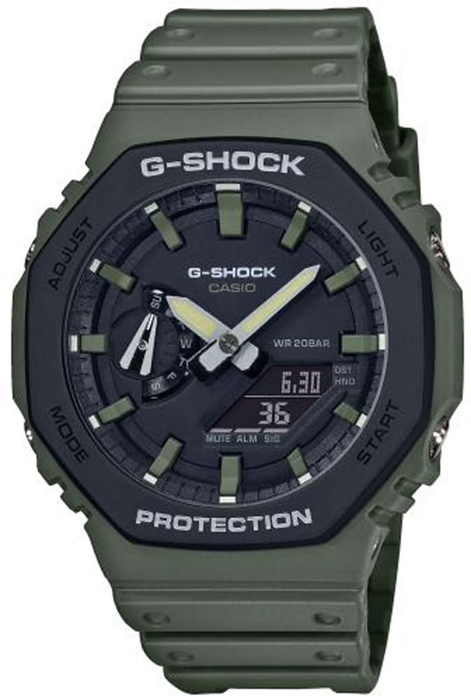 Casio G-Shock GA-2110SU-3AER Homme • Résistance extrême aux chocs • Étanche jusqu'à 20 bars