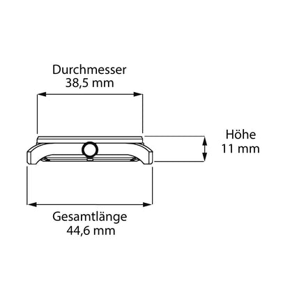 Messerschmitt ME-9673-GLB Herrenuhr • Schweizer Quarzwerk • Mineralglas, Bild 2