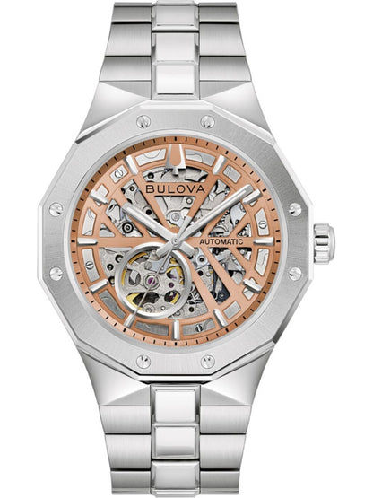 Bulova Prestige 96A351 Herren • Skelett-Automatikwerk • Saphirglas