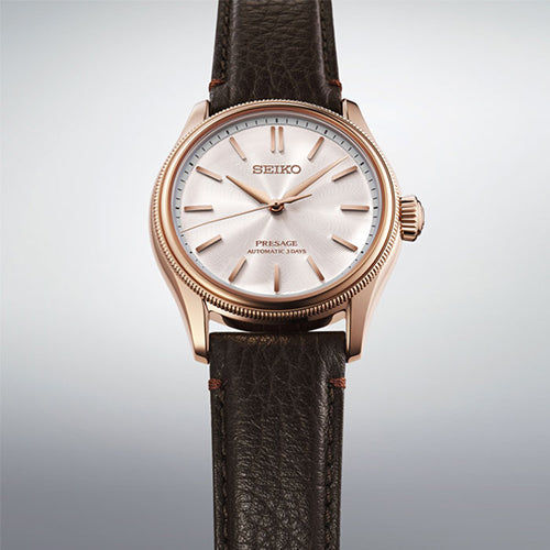 Seiko HCC008J1 Presage Herrenuhr Roségold • Automatikwerk Kaliber 6R51 • Tomioka Limited Edition, Bild 11