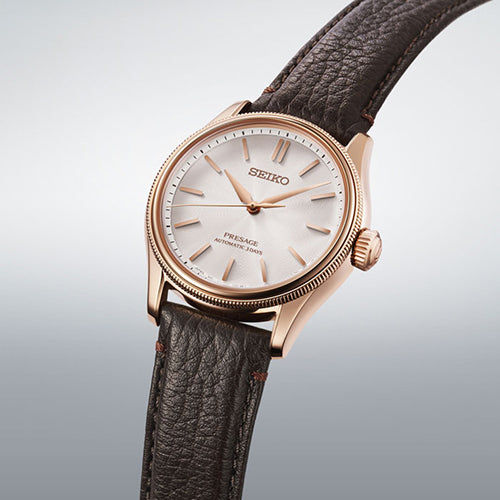 Seiko HCC008J1 Presage Herrenuhr Roségold • Automatikwerk Kaliber 6R51 • Tomioka Limited Edition, Bild 14