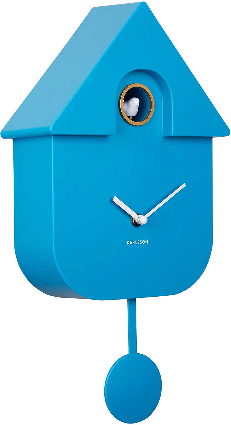 Horloge murale Karlsson 41x21,5x8,5 cm plastique • Design moderne • Cri du coucou