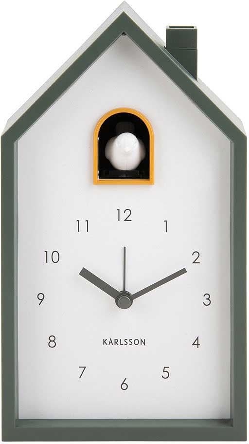 Réveil coucou moderne Karlsson 20x12x6 cm Plastique • Mouvement à quartz • Appel du coucou