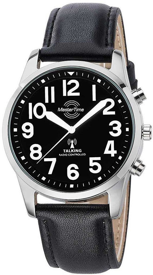 Montre parlante Master Time MTGA-10868-22L pour homme • Technologie radio-pilotée • Fonction vocale