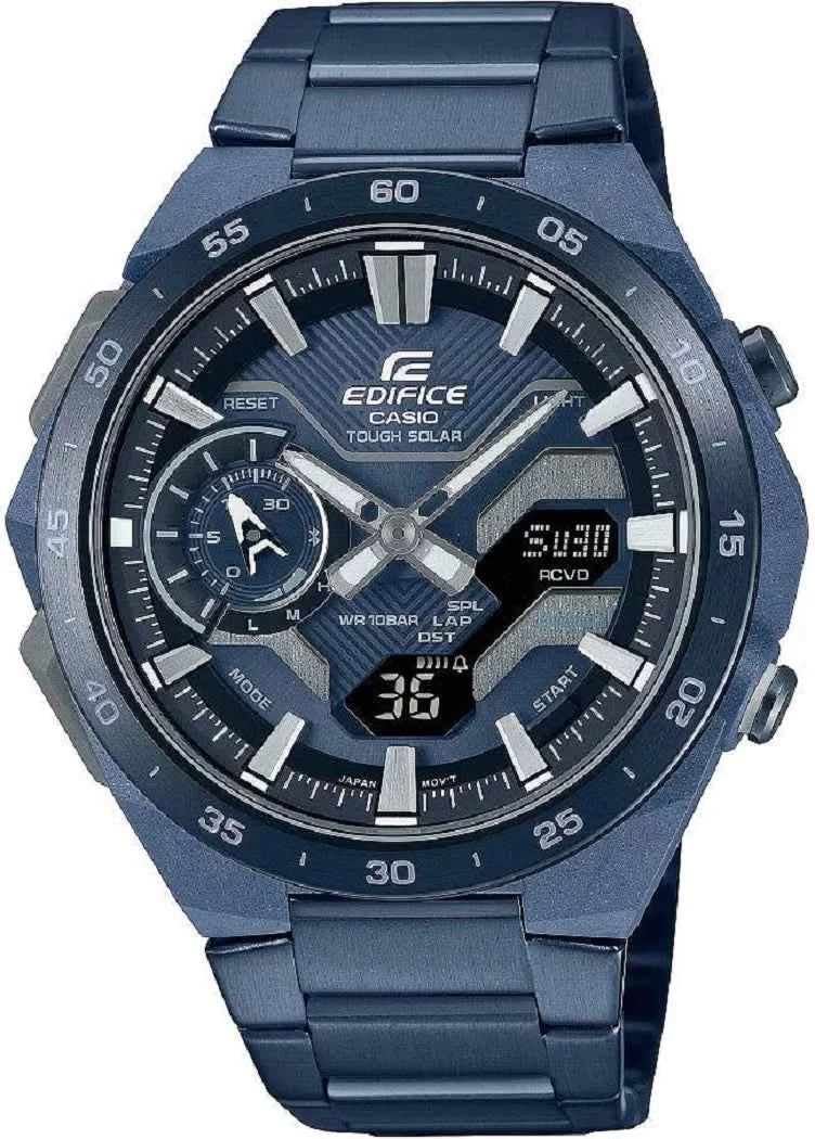 Casio Edifice ECB-2200CB-2AEF Montre Homme • Tough Solar • Bluetooth • Carbone
