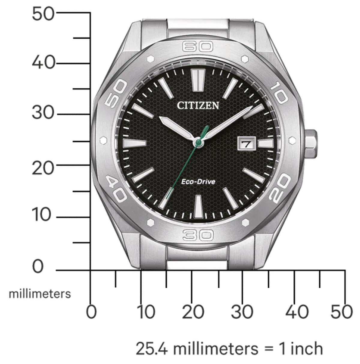 Citizen BM7631-52E Montre homme • Eco-Drive solaire • Design robuste en acier inoxydable