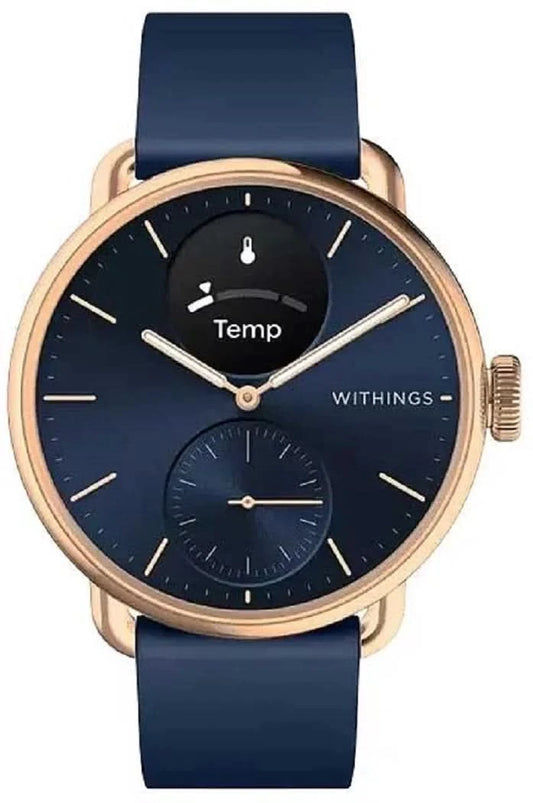 Withings ScanWatch WITHINGS-SCANWATCH Montre connectée hybride • ECG & Capteur SpO2 • Verre saphir
