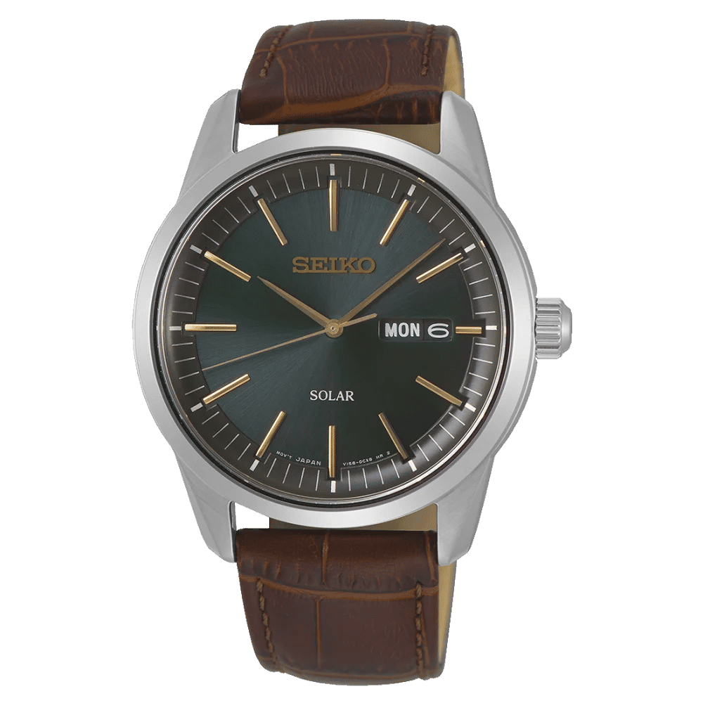 Montre Seiko Conceptual SNE529P1 pour homme • Alimentation solaire • Verre saphir
