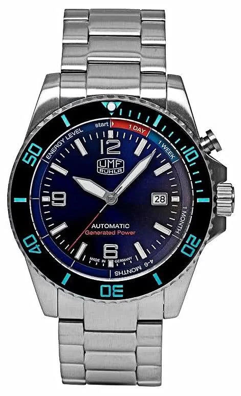 Montre pour homme UMF Ruhla 1072M-3 • Fabriquée en Allemagne • Verre saphir