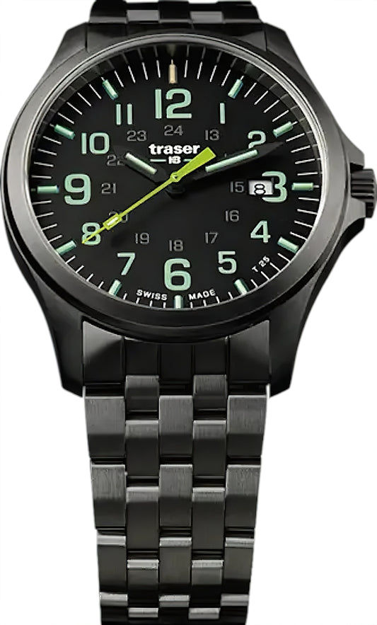 Montre homme Traser P67 1107869 • Trigalight H3 • Verre saphir