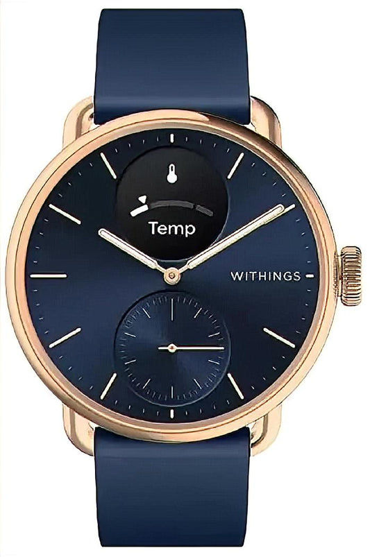 Withings ScanWatch WITHINGS-SCANWATCH Montre connectée hybride • ECG & Capteur SpO2 • Verre saphir