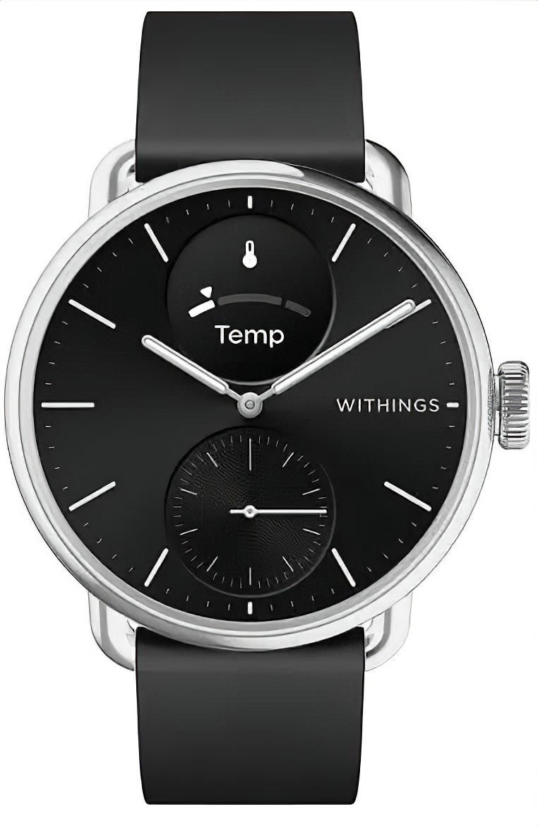 Withings ScanWatch 2 HWA10-MODEL 1-ALL-INT Montre unisexe • ECG validé cliniquement • Autonomie de 35 jours