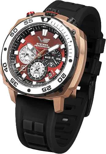 Vostok Europe Systema Periodicum VK67-650E724 Montre Homme • Design Bullhead • 20 ATM