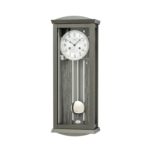 Zegar ścienny AMS Regulator R2747 antracytowy • mechanizm Westminster • chód 8-dniowy