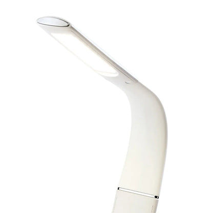 Budzik świetlny AMS T1304 biały • lampka nocna 3-stopniowa • funkcja ładowania smartfona