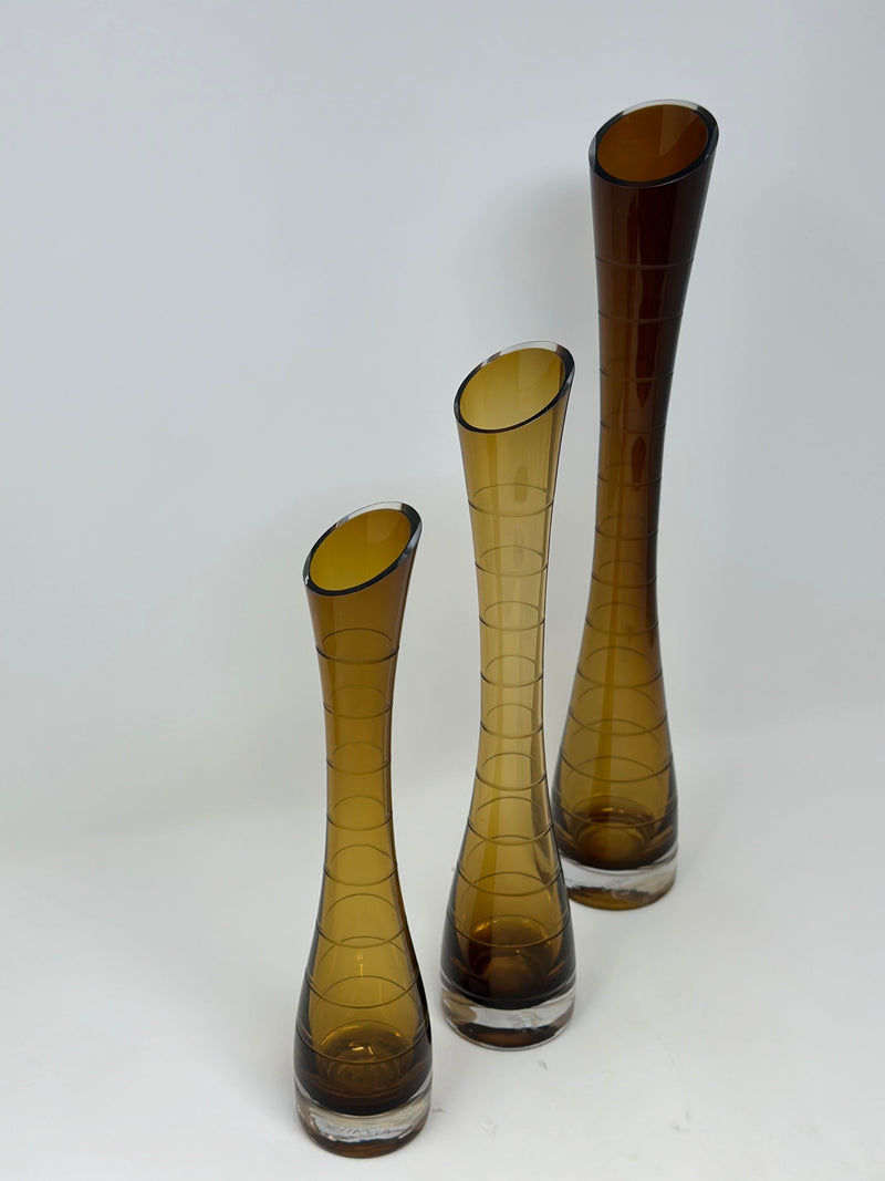 Mikasa Mikasa Enchanted Forest Glass Vase - Set of 3   