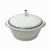 Noritake Noritake Ambience Java Graphite Covered Vegetable Bowl with Lid