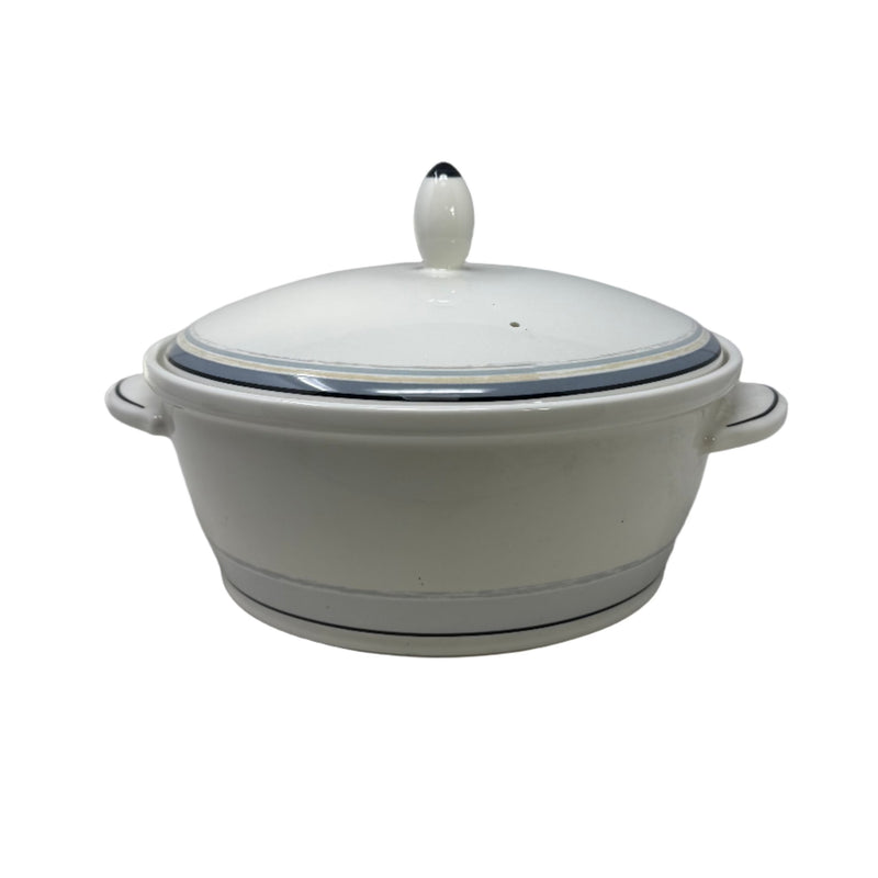 Noritake Noritake Ambience Java Graphite Covered Vegetable Bowl with Lid