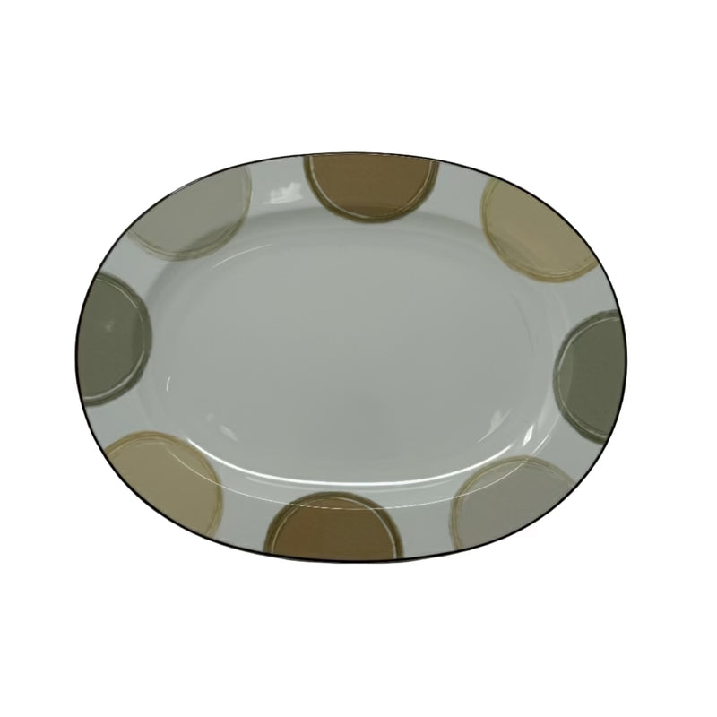 Noritake Noritake Ambience Mocha Java Oval Platter