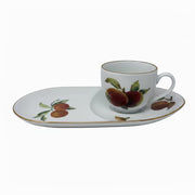 Royal Worcester Royal Worcester Evesham Gold Breakfast Cup & Snack Plate Set