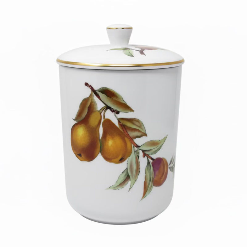 Royal Worcester Royal Worcestor Evesham Gold Medium Storage Jar