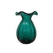 Lemontree Le Mediterannea Ruffled Green Vase 5 5/8" (15cm)