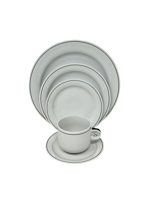 Arzberg Arzberg Linea Negra - 5 Piece Place Setting