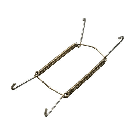Aurora Brass Plate Display Wire Hanger