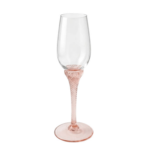 Bohemia Crystal Bohemia Crystal Pink Swirl Champagne Flute
