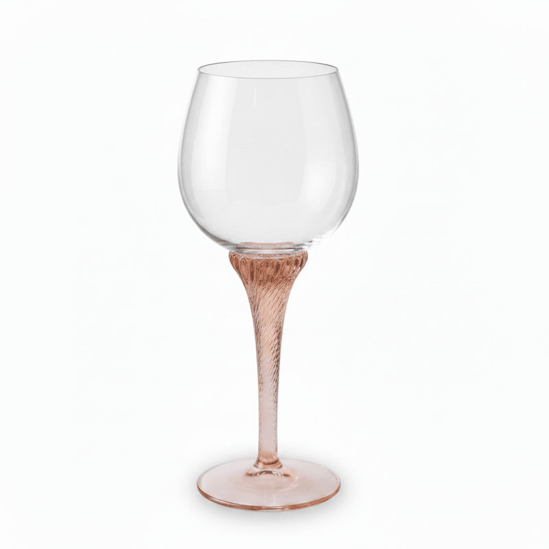Bohemia Crystal Bohemia Crystal Pink Swirl White Wine
