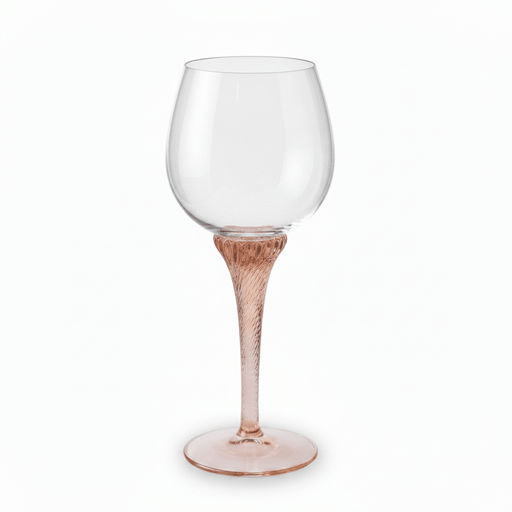 Bohemia Crystal Bohemia Crystal Pink Swirl White Wine
