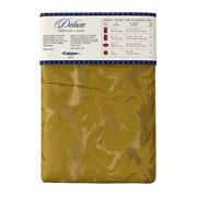 Cuisine Deluxe_Deluxe Oval Tablecloth Damask Floral Gold - 60" x 84"_