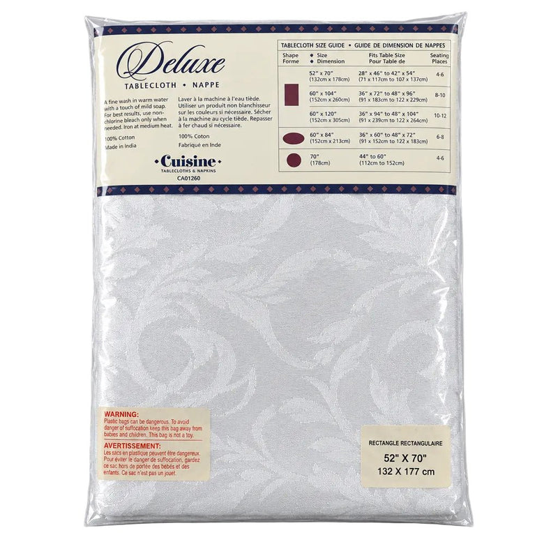 Cuisine Deluxe_Deluxe Rectangular Tablecloth 52" x 70"_