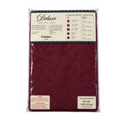 Cuisine Deluxe_Deluxe Rectangular Tablecloth 60" x 84" (Damask Floral Burgundy)_