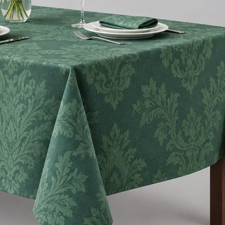 Cuisine Deluxe_Deluxe Rectangular Tablecloth 60" x 84" (Green)_