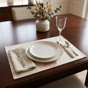 Cuisine Deluxe_Rectangular Maple Leaf Placemat - Rose Gold_P004