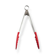 Cuisipro Cuisipro Silicone Locking Tongs 9.5" Red