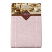 Damask_Damask Oblong Tablecloth 60" x 120" (Light Pink)_