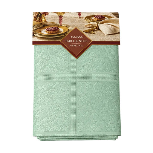 Damask_Damask Oblong Tablecloth 60" x 120" (Mint Green)_