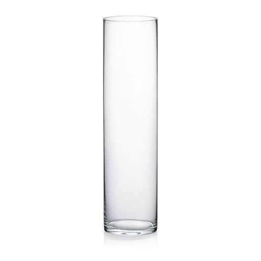 Forum Forum Clear Cylinder Designer Glass 20" Vase
