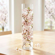 Forum Forum Clear Cylinder Designer Glass 20" Vase