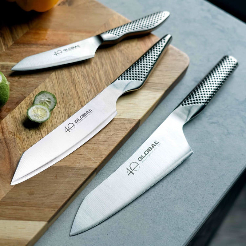 Global Global Knives 40th Anniversary - 3 Piece Knife Set
