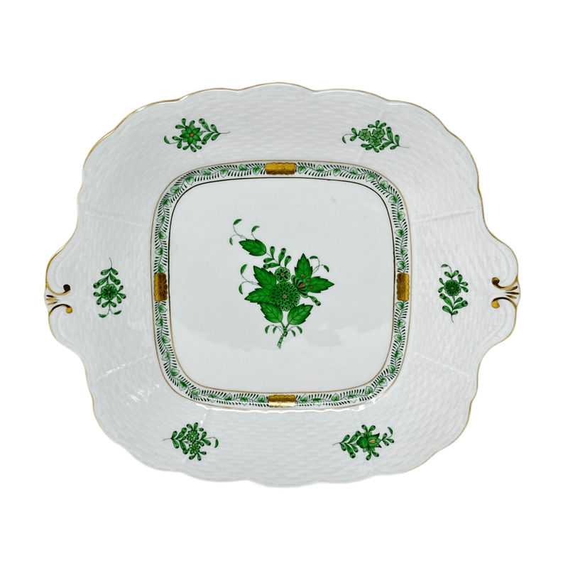 Herend Herend Chinese Bouquet Cake Plate - Branch Handle